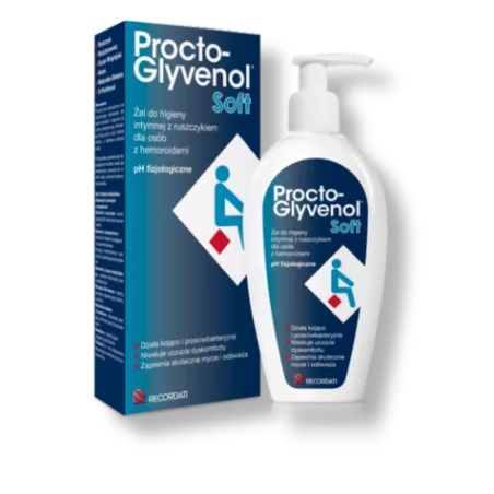 Procto-Glyvenol Soft żel x 180 ml preparaty na hemoroidy RECORDATI POLSKA SP. Z O.O.