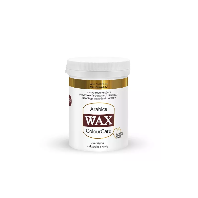 PILOMAX SP. Z O.O. Maska WAX Pilomax do włosów ciemnych farbowanych x 240ml — Inhaltsstoffe i ocena