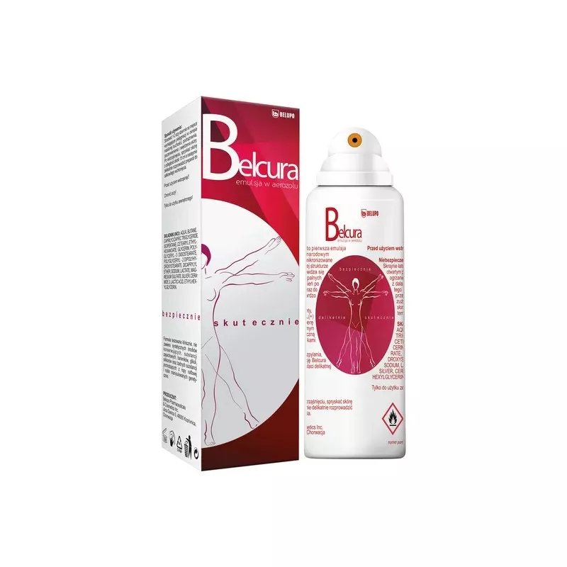 BELUPO. IIIEKOVI I KOZMETIKA S.A. Belcura emulsja w sprayu do ciała x 125 ml — Składniki i ocena