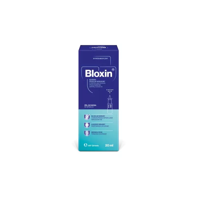 USP ZDROWIE SP. Z O.O Bloxin Żel do nosa spray x 20 ml — Składniki i ocena