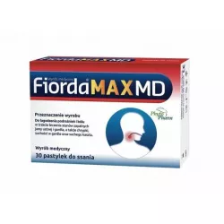 Fiorda MAX MD pastylki do ssania x 30 pastylki ( data ważności 31.12.2025 ) gardło PHYTOPHARM KLĘKA S.A.