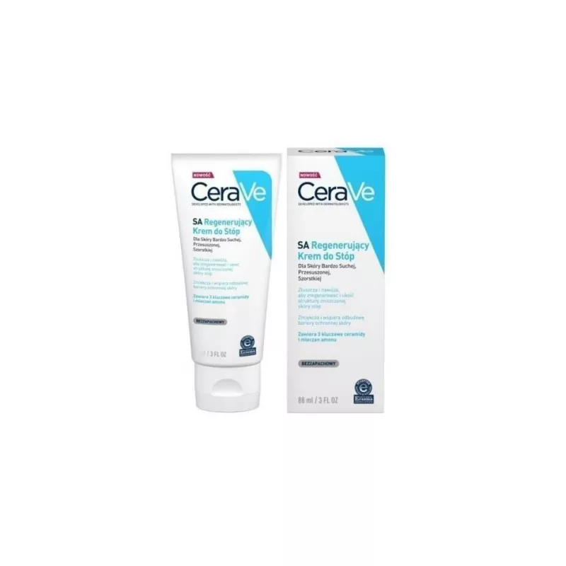 L'OREAL POLSKA CeraVe SA Regenerujący Krem do stóp x 88ml — Składniki i ocena