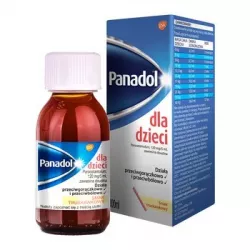 Panadol dla dzieci zawiesina 120mg/5m x 100 ml leki na gorączkę GLAXOSMITHKLINE CONSUMER HEALTHCARE SP. Z O.O.