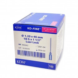 Igła 1.2 x 40 mm G18 inj x 100 sztuk Inne KD MEDICAL