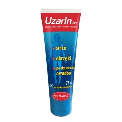 Uzarin żel na urazy x 75 ml stłuczenia i siniaki NES PHARMA
