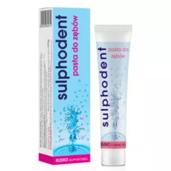 Sulphodent - pasta do zębów x 60g szczoteczki nici i pasty do zębów PRZEDSIĘBIORSTWO FARMACEUTYCZNE SULPHUR ZDRÓJ EXIM