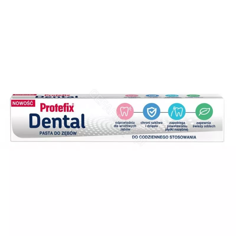 QUEISSER PHARMA GMBH &amp; CO. Protefix dental pasta do zębów x 75 ml — Składniki i ocena