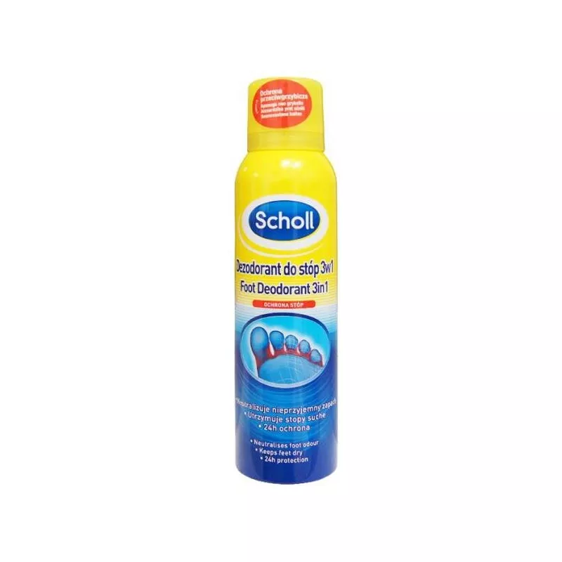 RECKITT BENCKISER POLAND S.A. Scholl Dezodorant do stóp "3 w 1" x 150ml — Składniki i ocena