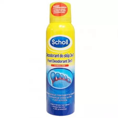 Scholl Dezodorant do stóp "3 w 1" x 150ml potliwość RECKITT BENCKISER POLAND S.A.