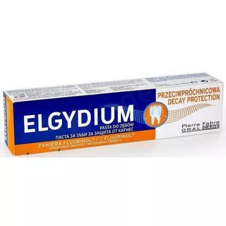 Elgydium pasta protective przeciw próchnicy x 75 g szczoteczki nici i pasty do zębów PIERRE FABRE DERMO-COSMETIQUE POLSKA SP....