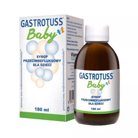 Gastrotuss baby syrop x 180 ml kolka refluks probiotyki N.P.ZDROVIT SP Z O.O.