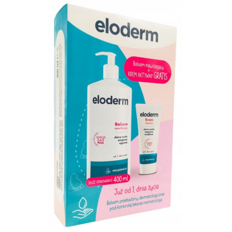 Eloderm Balsam Nawilżający 400ml + Krem Aktywny Od 1 Dnia Życia x 75ml Piękno ZAKŁADY FARMACEUTYCZNE POLPHARMA S.A.