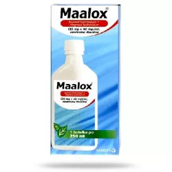 Maalox zawiesina x 250 ml wrzody żołądka, zgaga, refluks Opella Healthcare Poland