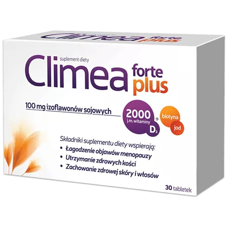 Climea Forte Plus x 30 tabletek Menopauza Andropauza AFLOFARM FARMACJA POLSKA SP. Z O.O.