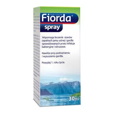 Fiorda Spray x 30 ml leki na ból gardła i chrypkę PHYTOPHARM KLĘKA S.A.