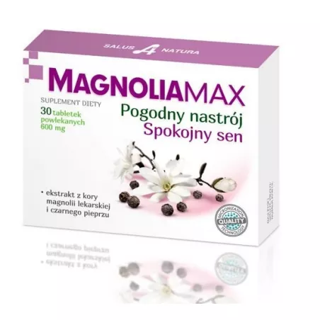 Magnoliamax tabletki powlekane x 30 tabletek Stres SALUS INTERNATIONAL SP. Z O.O.