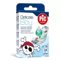 PiC Delicate Boy plastry antybakteryjne x 24 sztuki materiały opatrunkowe SIROWA POLAND SP. Z O.O.