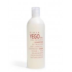 ZIAJA YEGO Żel pod prysznic i szampon o zapachu czerwonego cedru x 400 ml marki niechciane ZIAJA LTD. Z.P.L. SP. Z O.O.