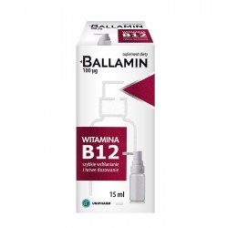 Ballamin witamina B12 aerozol doustny x 15 ml rzadka sprzedaż UNIPHARM HOLDINGS SP. Z O.O.