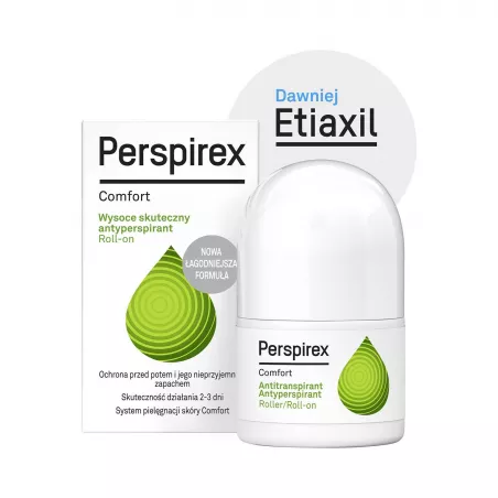 Perspirex comfort antyperspirant roll-on x 20 ml (dawniej Etiaxil) Antyperspiranty ORKLA CARE S.A.