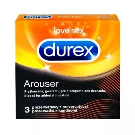 Prezerwatywy Durex Arouser x 3 sztuki prezerwatywy RECKITT BENCKISER POLAND S.A.