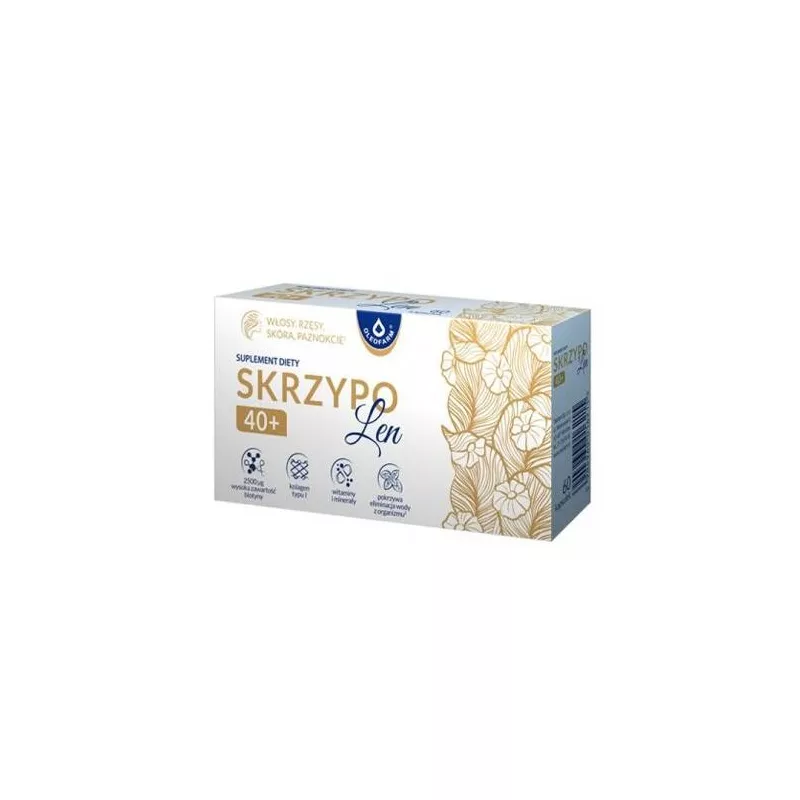 OLEOFARM SP. Z O.O. Skrzypolen 40+ 60 kapsułek — Inhaltsstoffe i ocena