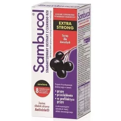 Sambucol extra strong syrop x 120 ml naturalne preparaty na odporność ADAMED PHARMA SPÓŁKA AKCYJNA