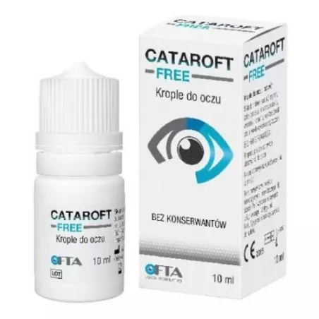 Cataroft Free krople do oczu x 10 ml krople do oczu na alergię VERCO