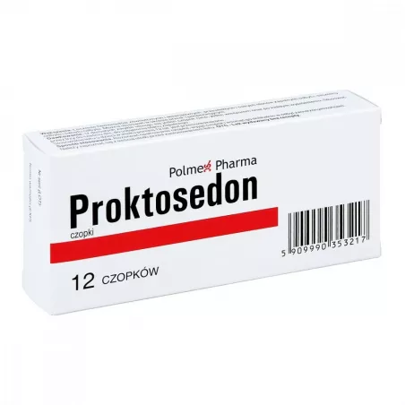 Proktosedon czopki x 12 sztuk preparaty na hemoroidy POLMEX SP. Z O.O.
