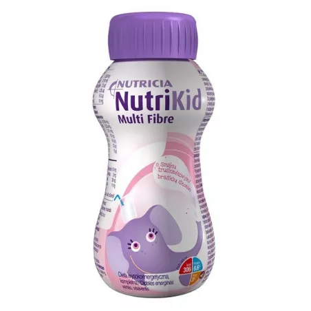 NutriKid Multi Fibre o smak truskawkowym x 200 ml Karmienie NUTRICIA POLSKA SP. Z O.O.