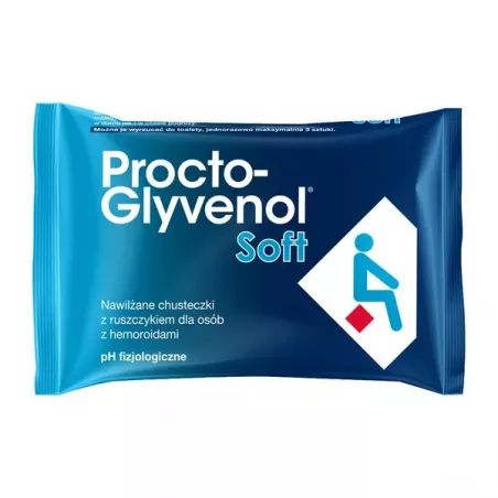 Procto-Glyvenol Soft chusteczki x 30 sztuk żele mydła płyny RECORDATI POLSKA SP. Z O.O.