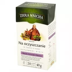 Zioła Mnicha na oczyszczanie x 20 saszetek Zioła na wątrobę HERBAPOL-LUBLIN S.A.