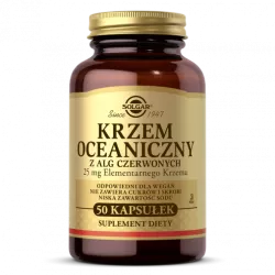 Solgar Krzem oceaniczny 25mg z alg x 50 kapsułek suplementy na skórę włosy i paznokcie SOLGAR POLSKA SP. Z O.O.