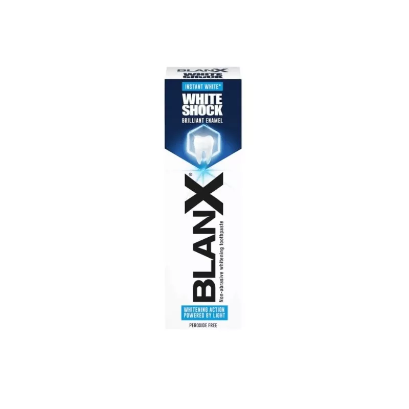 Blanx Med Blanx White Shock Zahnpasta x 75 ml — Inhaltsstoffe i ocena