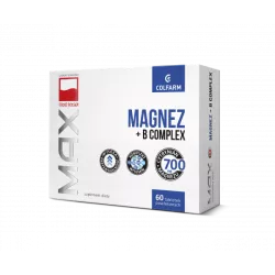Colfarm MAX MAGNEZ + B Complex x 60 tabletek magnez ZAKŁADY FARM. COLFARM