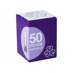 Evercare - test paskowy_50 pasków paski testowe do glukometrów HAND-PROD SP. Z O.O.