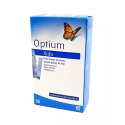 Optium Xido - test paskowy_50 pasków paski testowe do glukometrów ABBOTT DIABETES CARE LIM.
