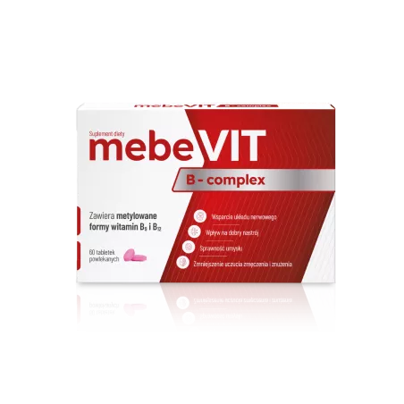 MebeVIT B-complex x 60 tabletek witaminy z grupy B NATUR PRODUKT PHARMA SP. Z O.O.