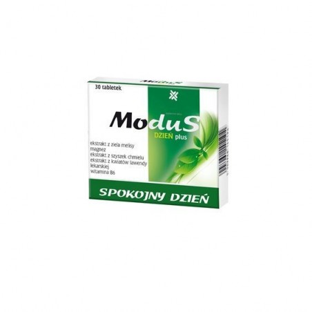 Modus Dzień Plus x 30 tabletek Zioła na stres PHARMACY LABORATORIES