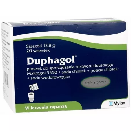 Duphagol proszek do rozpuszczania x 20 torebek preparaty na zaparcia MYLAN HEALTHCARE SP. Z O.O.