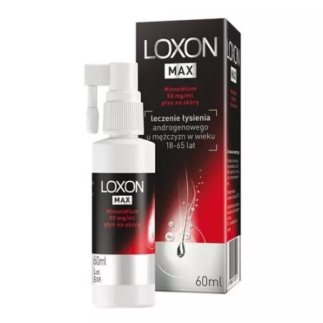 Loxon 5% płyn na skórę 50mg/ml x 60 ml preparaty na łysienie i wypadanie włosów PERRIGO POLAND SP. Z O.O.