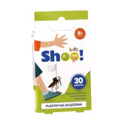 SHOO! Plastry na ukąszenia x 30szt Opatrunki i art. higieniczne SIROWA POLAND SP. Z O.O.