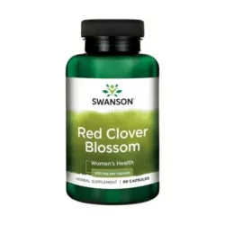 SWANSON Red Clover Blossom 430mg- Czerwona Koniczyna x 90 kapsułek Menopauza Andropauza Swanson
