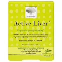 Active Liver tabletki x 30 tabletek wątroba NEW NORDIC