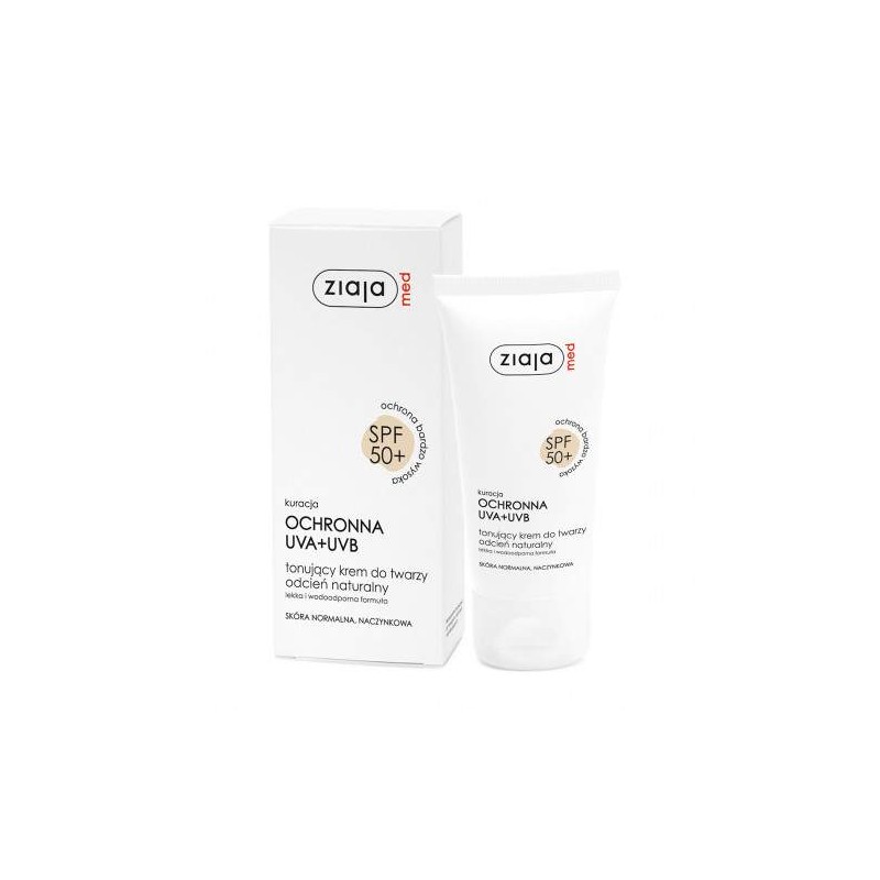 ZIAJA LTD. Z.P.L. SP. Z O.O. ZIAJA med SPF 50+ krem tonujący x 50 ml — Inhaltsstoffe i ocena
