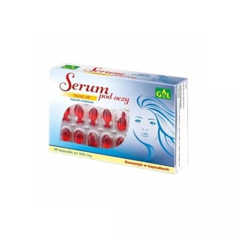 SPEC.PRZED.ROL.-PROD. GAL S.C. Gal-serum pod oczy x 48 kapsułek — Składniki i ocena