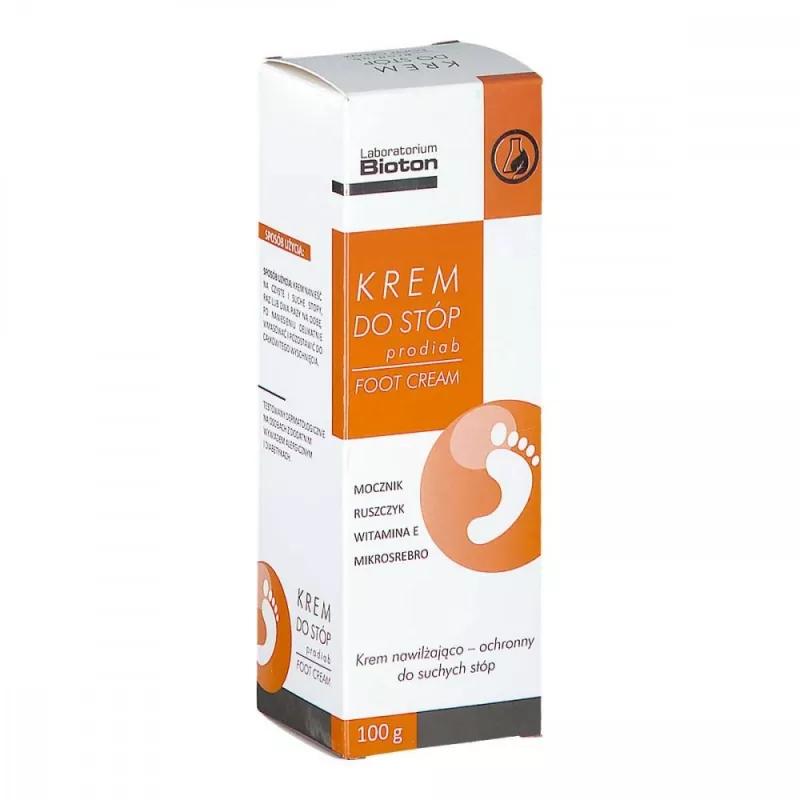 BIOTON S.A. Prodiab Fußcreme 100 g — Inhaltsstoffe i ocena