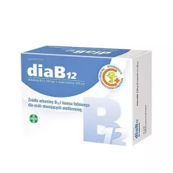 Diab 12 kapsułki x 60 kapsułek witaminy z grupy B FARMACEUTYCZNA SPÓŁDZIELNIA PRACY "GALENA"