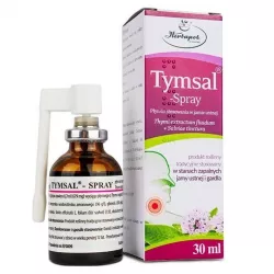 Tymsal - spray płyn do jamy ustnej x 30 g leki na ból gardła i chrypkę KRAKOWSKIE ZAKŁADY ZIELARSKIE "HERBAPOL" W KRAKOWIE S.A.