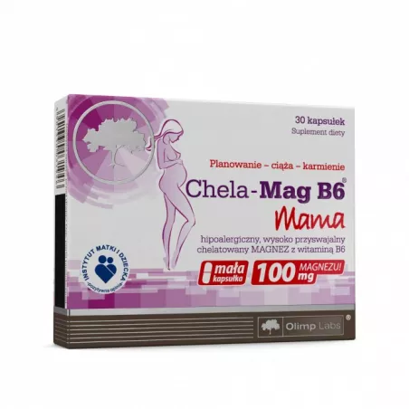 Olimp Chela-Mag B6 Mama x30 kapsułek ( data ważności 31.07.2024 r.) magnez OLIMP LABORATORIES